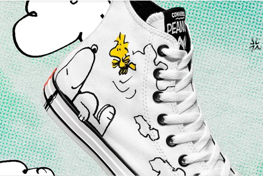 Medalla Forzado Crónico Converse se alía con Snoopy para darle alegría a tu calzado - Aces Hidalgo